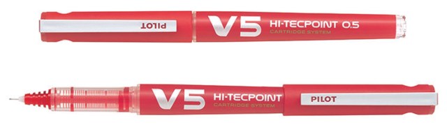 Rollerpenna Pilot BG Hi-Tecpoint V5 röd - 0,5mm - 1