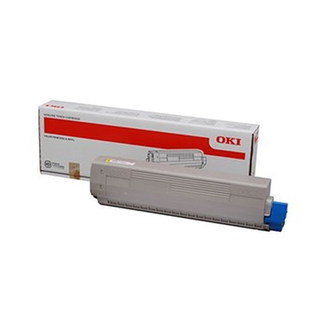Lasertoner Oki C822/831/841 yellow - 1