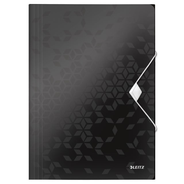 Snoddmapp Leitz WOW svart - D120 - 1