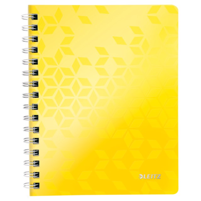 Block Leitz Wow PP A5 linjerat gul - A4 - 1