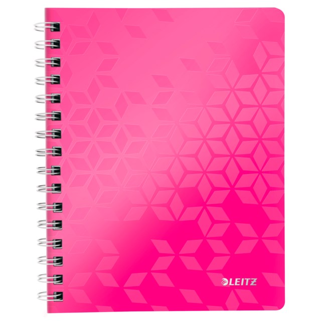 Block Leitz Wow PP A5 linjerat cerise - A4 - 1