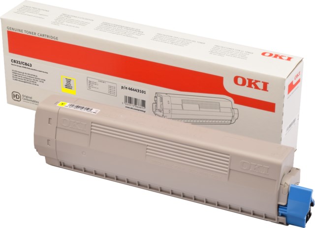 Lasertoner OKI C833/843 gul - 1