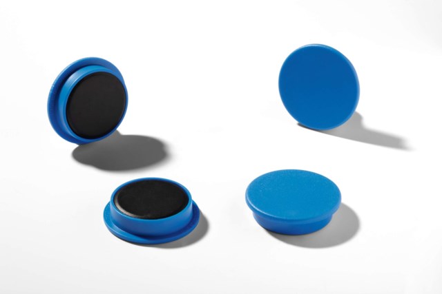 Tavelmagnet Durable Rund Vit, 32 mm, 20 st/frp - 1