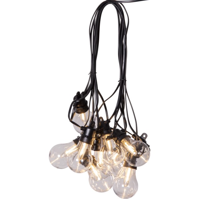 Ljusslinga Star Trading Selecta, LED-filament, timer, svart - 1
