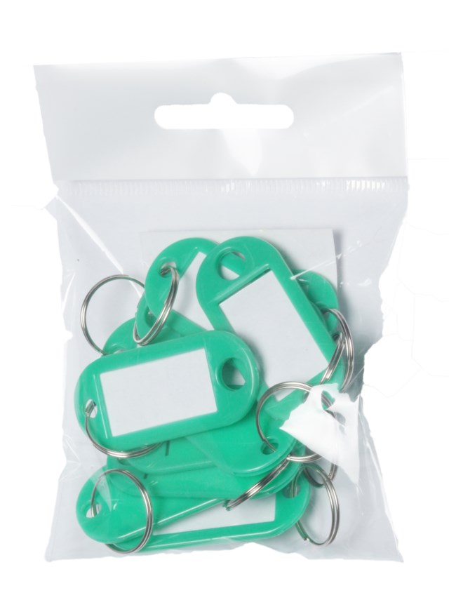 Nyckelbrickor grön 10st/fp - 1