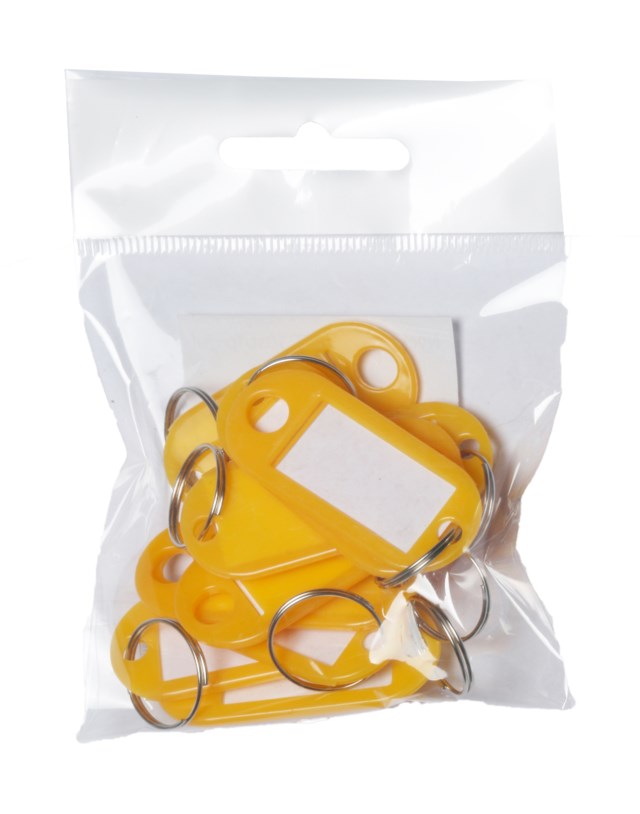 Nyckelbrickor gul 10st/fp - 1