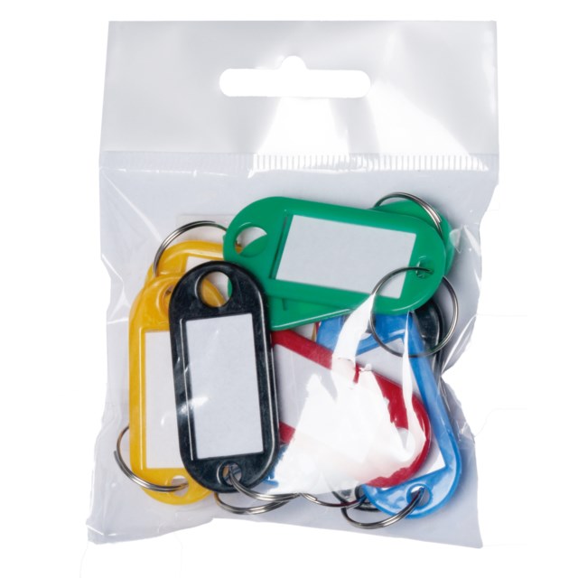 Nyckelbrickor blandade färger 10st/fp - 1