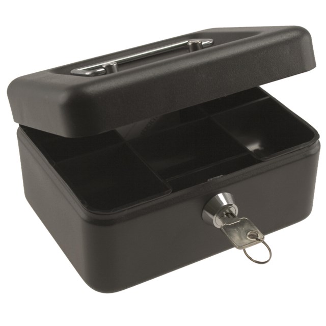 Kassaskrin 152x118x80 svart - 152x118x80mm - 1