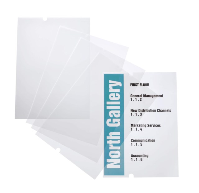 CRYSTAL SIGN 297x420 (A3 golvskylt) refill 10st - 1