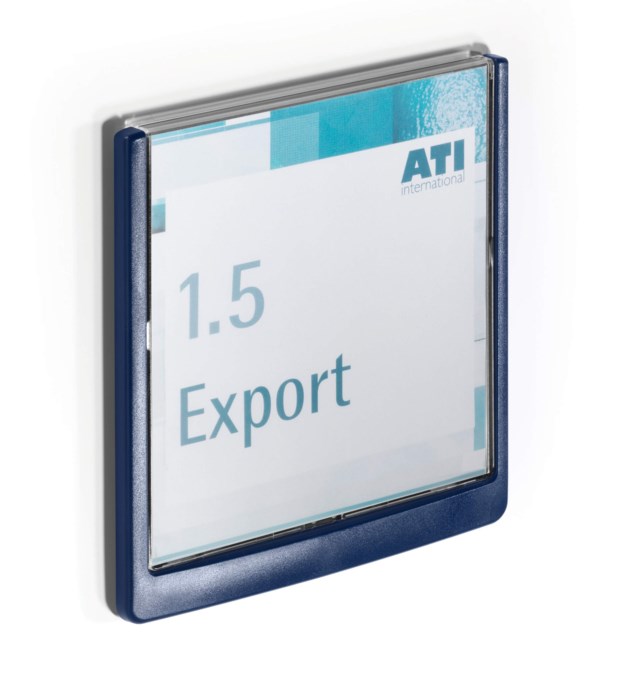 Dörrskylt Durable CLICK SIGN, 149x148,5 mm, färgad ram - 1