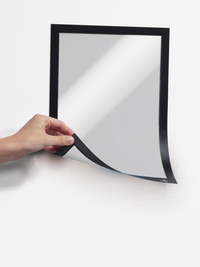 Magnetram Duraframe A4 svart 5/fp - A4 - 1