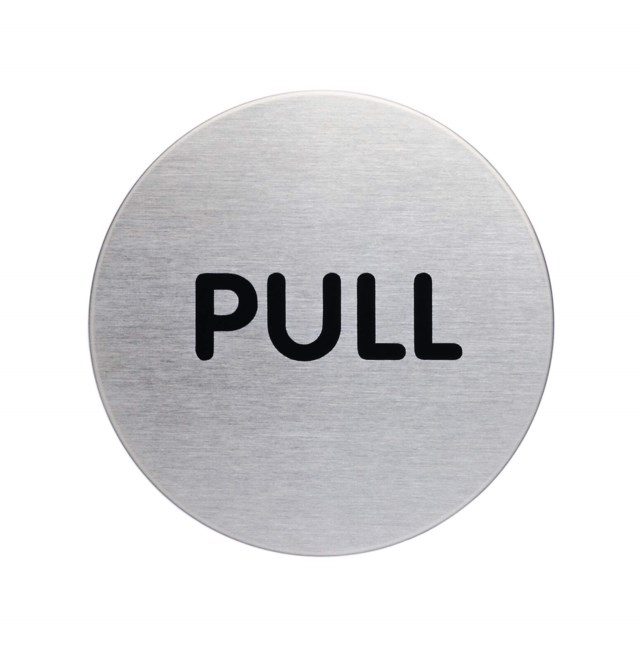 Symbolskylt "PULL" - 1