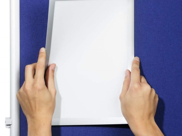 Magnetram Duraframe Grip A4 silver - A4 - 1