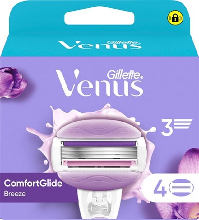 Gillette Venus ComfortGlide Breeze Rakblad 4 st - 1