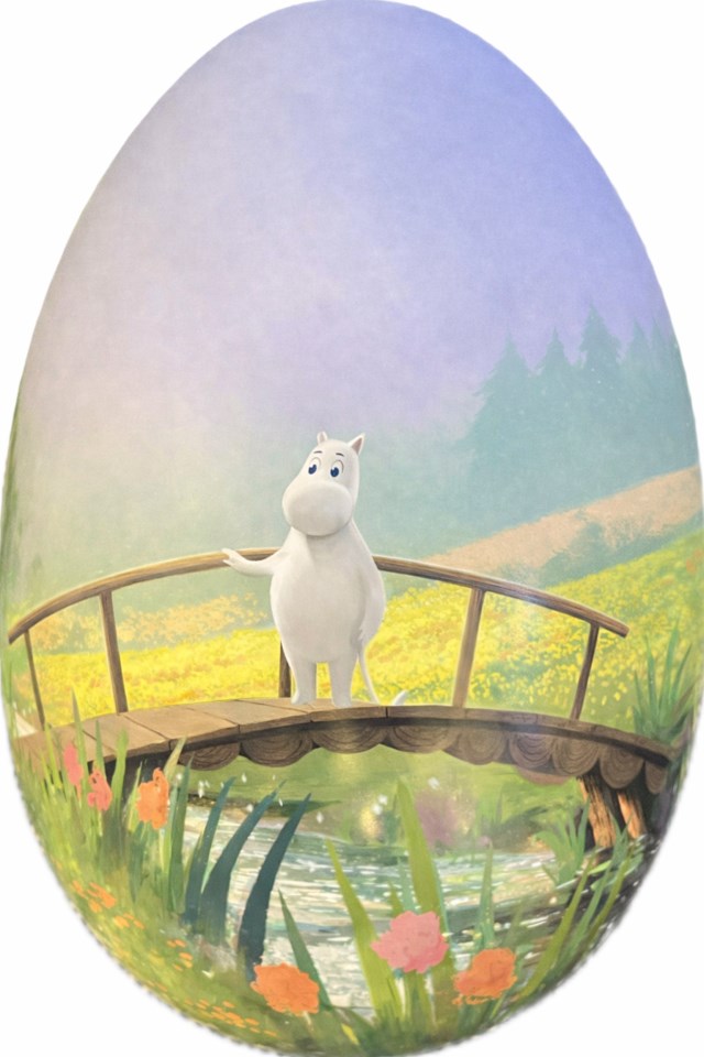 Påskägg Mumin blandade motiv, 306g - 1