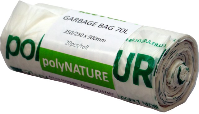 Sopsäckar polyNATURE 70 l 20/fp - 70L - 1