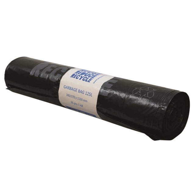 Plastsäckar polyBLUE 125 l 25/rl - 125L - 1