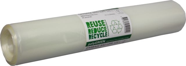 Sopsäck polyGREEN 125L 25/rl - 125L - 1