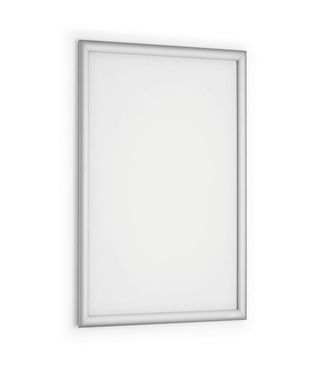 Snäppram Durable Aluminium A2, silver, 25 mm profil - 1
