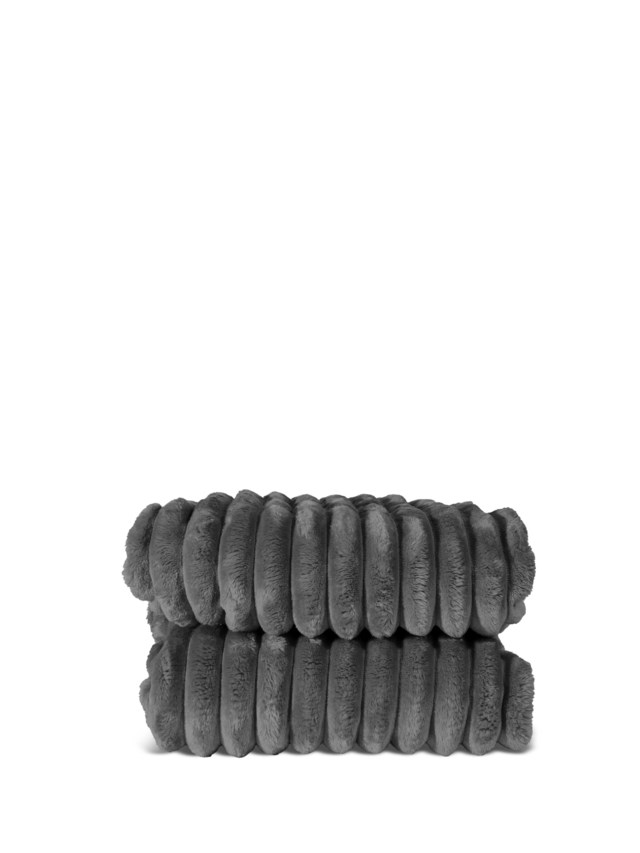 Esther Fleecepläd, Grå - 1