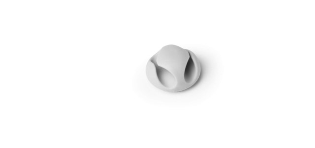 Kabelhållare Durable CAVOLINE CLIP 2, självhäftande, 2 kablar - 1