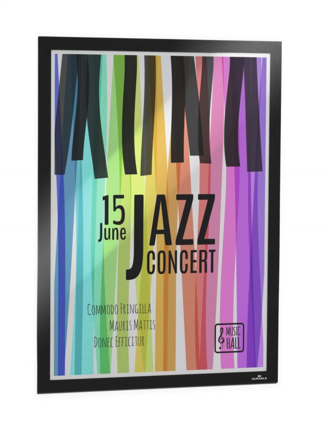 Inforam Duraframe Poster A2 svart - A2 - 1