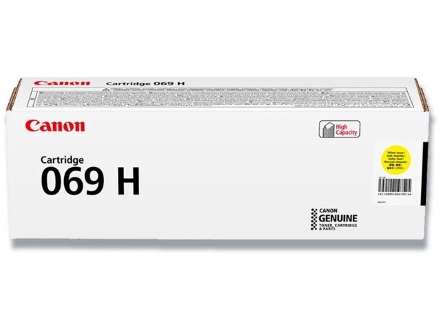 Lasertoner Canon 069 H Y gul - 1