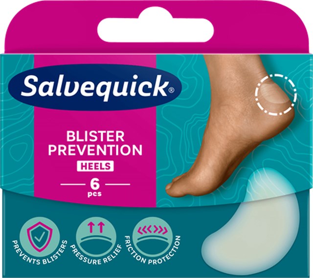 Salvequick Prevention Heels (skavsårsplåster) 6st/fp - 1
