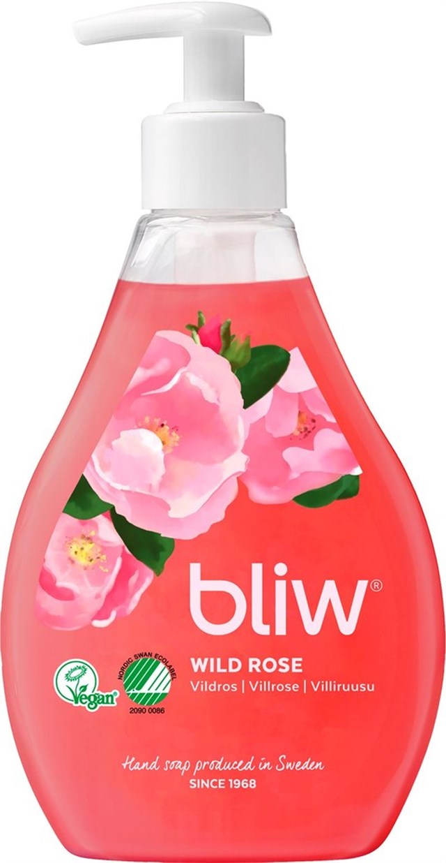 Bliw Wild Rose Handtvål Pump 300ml - 1
