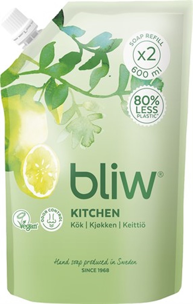 Bliw Tvål Kök Refill 600ml - 1