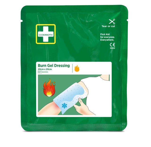 Brännskadekompress Cederroth Burn Gel 20 x 20cm - 1