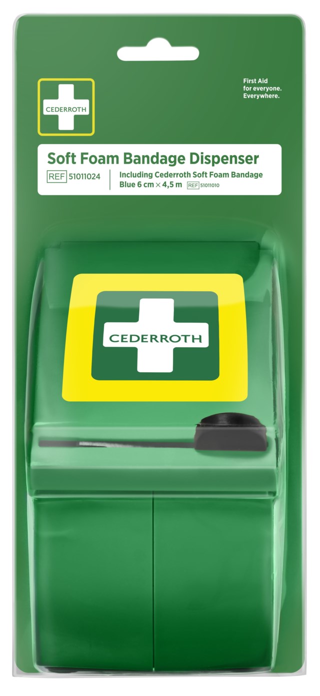 Bandagedispenser Cederroth Soft Foam Bandage Blå - 1