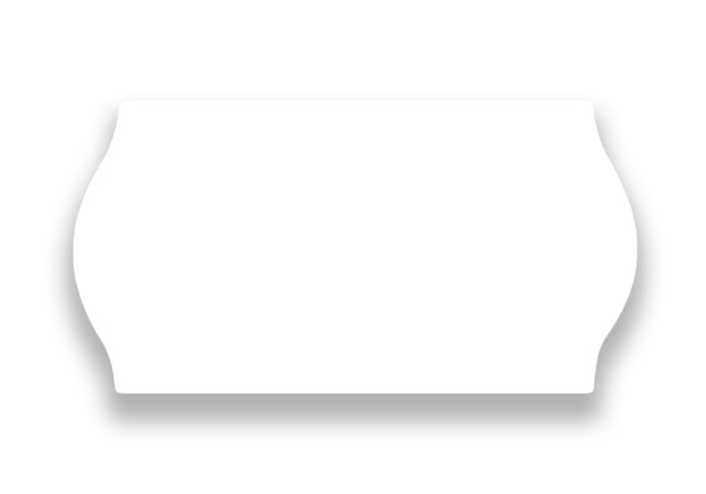 Prismärkningsetikett 22 x 12mm vit G1 7rl/fp - 22x12mm - 1