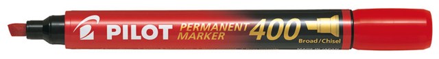 Märkpenna Pilot 400 Permanent röd - 2-5mm - 1