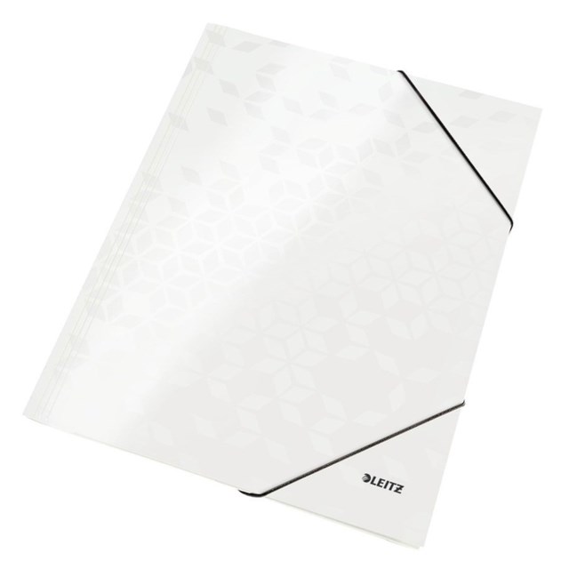 Snoddmapp A4 Leitz Wow 3-Klaff Pärlvit - 1
