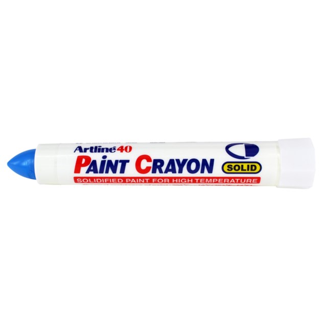 Märkpenna Artline Crayon blå Vattenfast/Höga Temp - 1