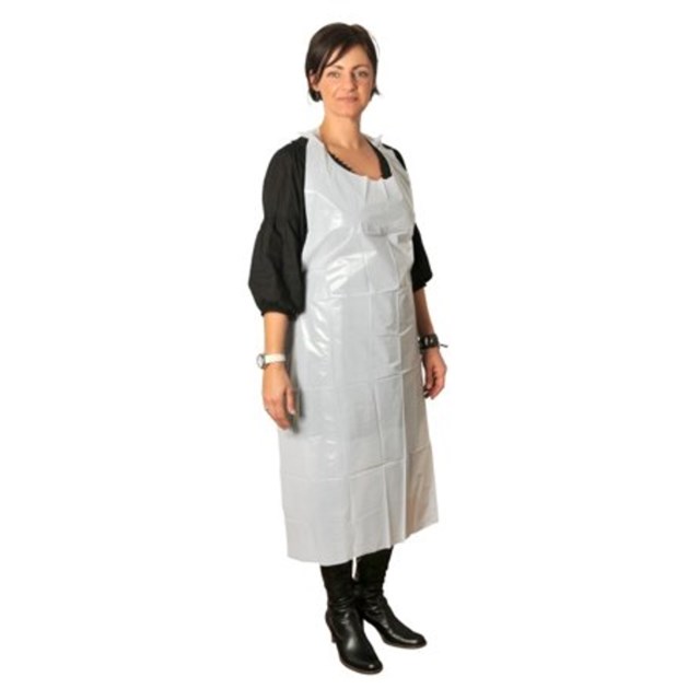 Förkläde engångs i dispenser 80x140cm vit 60st/fp - 800x1400mm - 1