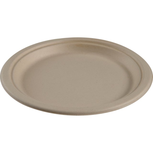 Tallrik Bagasse Flat 23 cm 50/fp - 230mm - 1