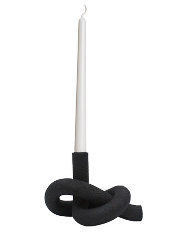 Ljusstake Julie för 1 ljus svart - 1
