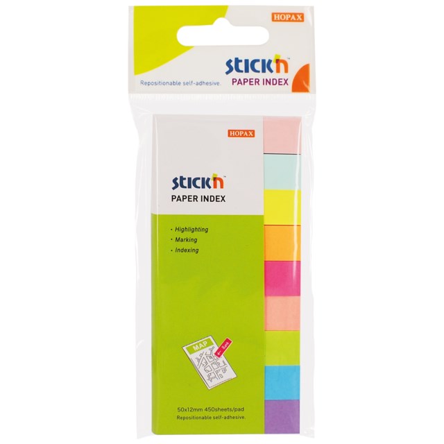 Märkflik Stick´n Rainbow 50x12 mm 9 färger - 50x12mm - 1