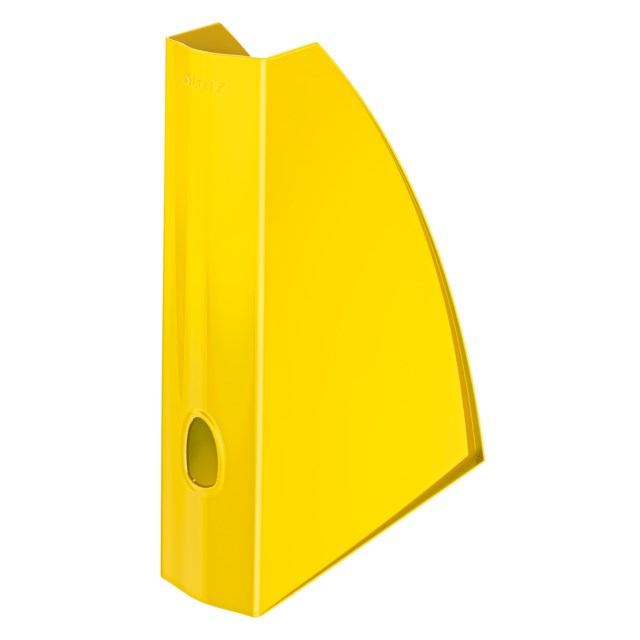 Tidskriftssamlare Leitz WOW gul - 75x312x258mm - 1