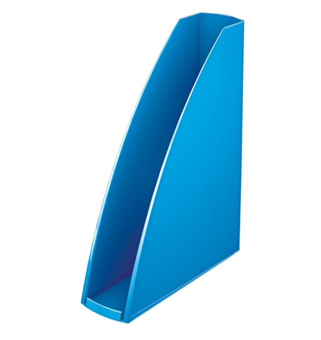 Tidskriftssamlare Leitz WOW blå - 75x312x258mm - 1