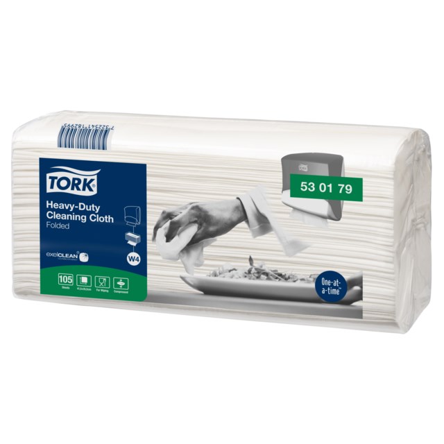 Rengöringsduk Tork W4 Top Pak 35,5x41,5cm 105st/fp - 355x415mm - 1
