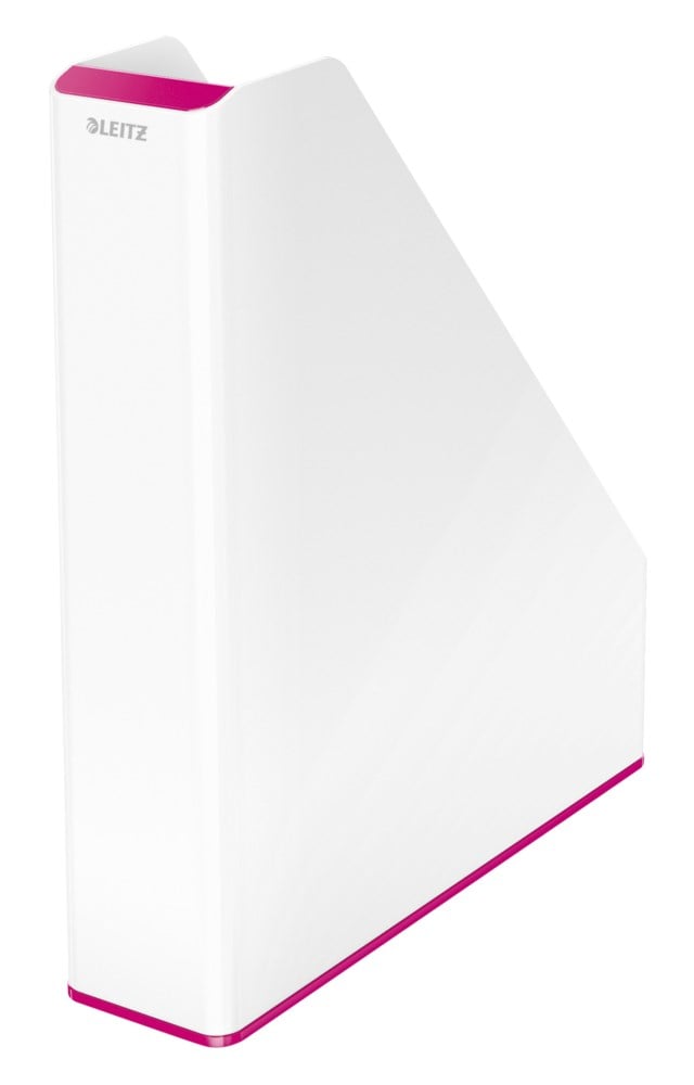 Tidskriftssamlare Leitz WOW tvåfärgad rosa - 1
