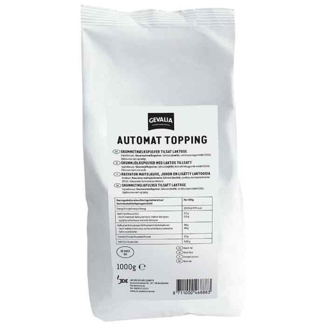 Mjölkpulver Gevalia torrmjölk för kaffemaskin 1kg 10st/krt - 1kg - 1