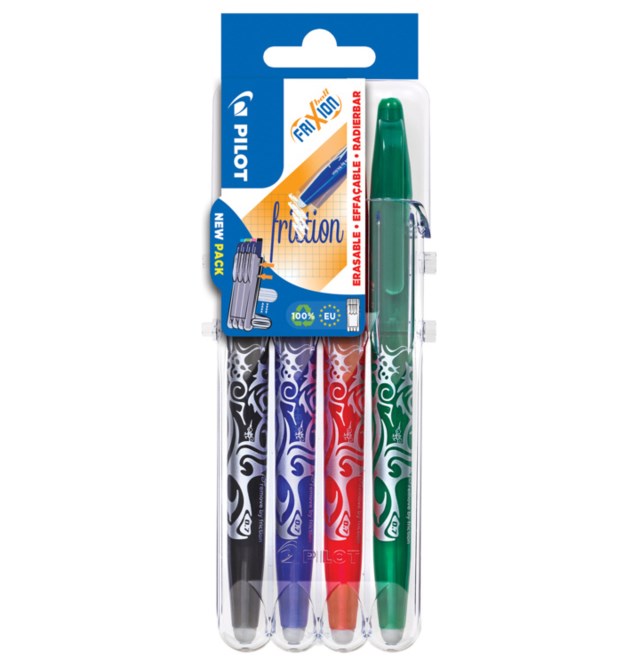 Kulpenna Pilot Frixion Ball Set2Go 4-set - 0,7mm - 1