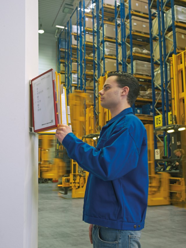 Väggställ Durable Vario A4 20 blandade färger - D84 - 1