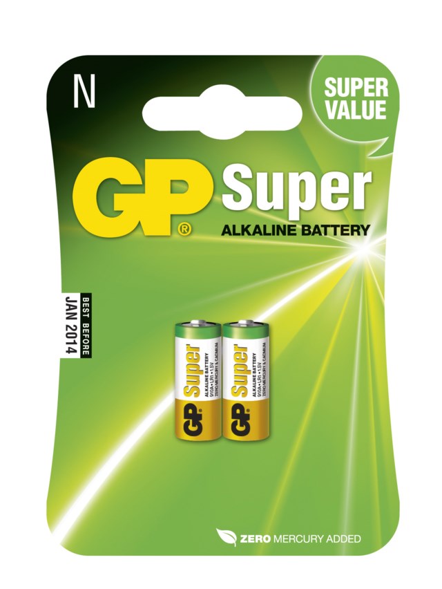 Batteri GP Super Alkaline LR1 910A 2st/fp - 1