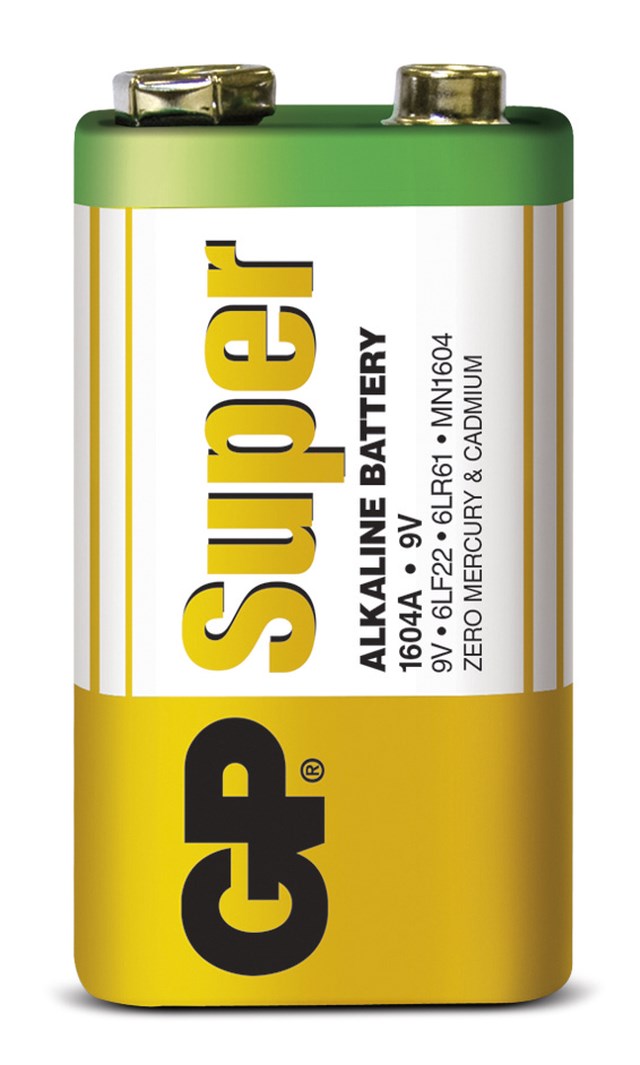 Batteri GP Super Alkaline 9V 6LF22V - 1