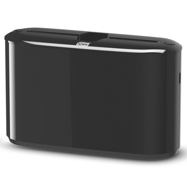 Dispenser Tork H2 Xpress Multifold bord svart - 218x323x116mm - 1